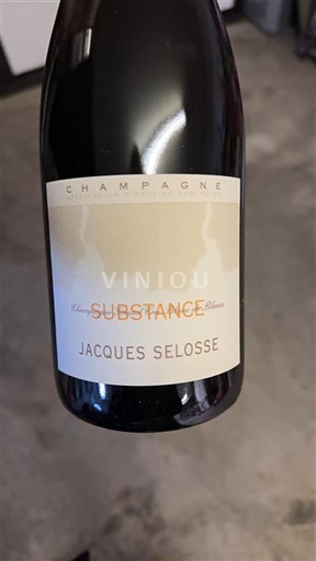 Champaña Champán Jacques Selosse Substance Sin añada