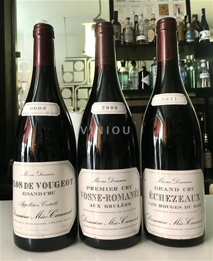 Burgundy Clos-de-Vougeot Grand Cru Domaine Méo-Camuzet Clos de Vougeot 2002