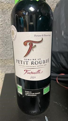 Languedoc Không được chỉ định Domaine Petit Roubié Fontenille 2024