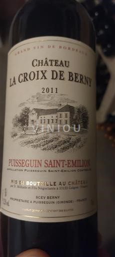 Bordeaux Puisseguin-Saint-Émilion Château La Croix de Berny 2011