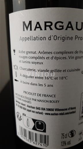 Bordeaux Margaux Maison Bouey 2023 Icke årgångsbetecknad