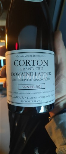 Bourgogne Corton Grand Cru Domaine Latour 2021