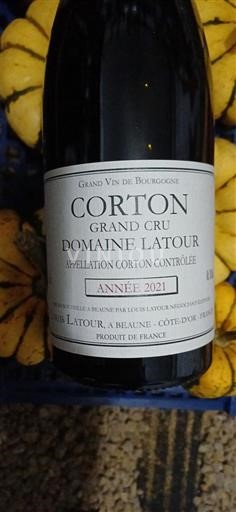 Burgundsko Corton Grand Cru Domaine Latour 2021