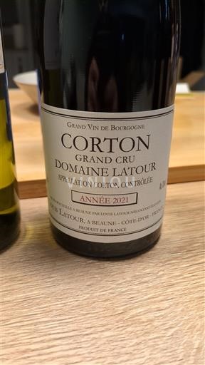Burgundi Corton Grand Cru Domaine Latour 2021