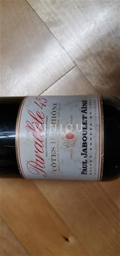 Thung lũng Rhône Côtes-du-rhône Paul Jaboulet Aîné Parallèle 45 2016