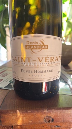 Bourgogne Saint-Véran Denis Jeandeau Hommage 2022