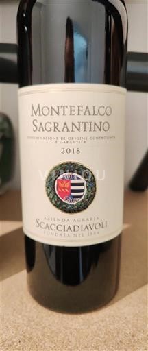 Wijnen Rouge sec Scacciadiavoli 2018 Italië Umbrië Montefalco Sagrantino DOCG