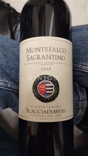 Umbria Montefalco Sagrantino Scacciadiavoli 2018