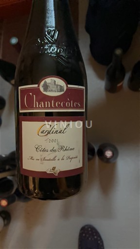 Thung lũng Rhône Côtes-du-rhône Chantecôtes Cardinal 2001