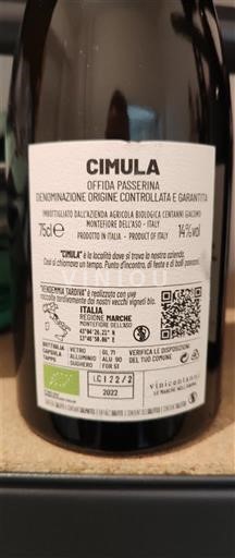 Marche Wines Unspecified CIMULA 2022