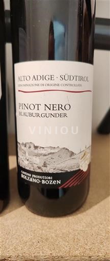 Vinos Rouge sec Cantina Produttori Bolzano-Bozen 2022 Italia Trentino-Alto Adigio Alto Adigio DOC