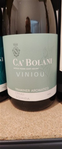 Friuli-Venezia Giulia Friuli Aquileia Ca' Bolani Traminer Aromatico 2020