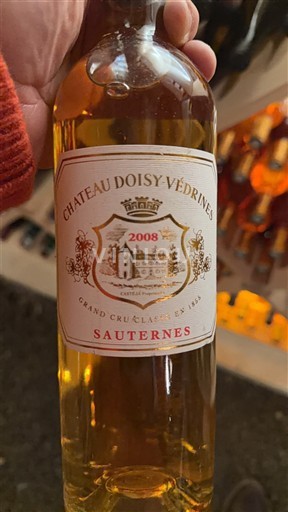 Bordeaux Sauternes Grand Cru Château Doisy-Védrines 2008