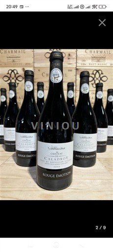 Burdeos Bordeaux Château Caladeo Rouge Emotion 2014