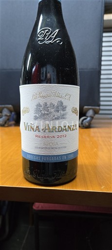 La Rioja Rioja La Rioja Alta Viña Ardanza Reserva 2012
