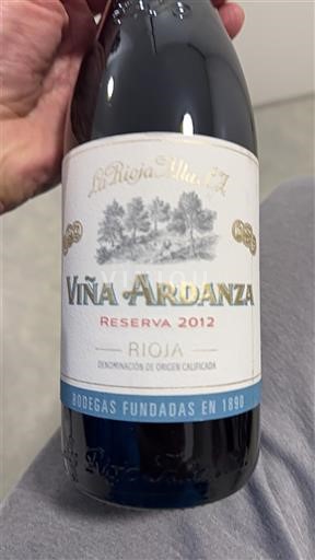 La Rioja Rioja La Rioja Alta Viña Ardanza Reserva 2012