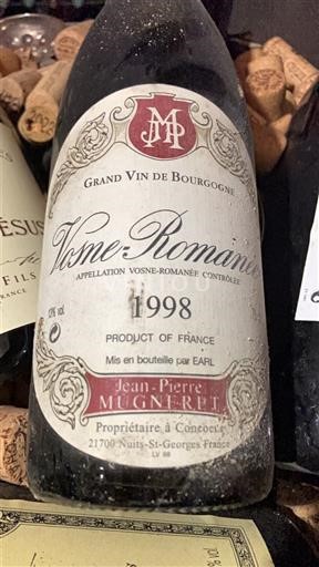 Borgoña Vosne-romanée Jean-Pierre Mugneret 1998