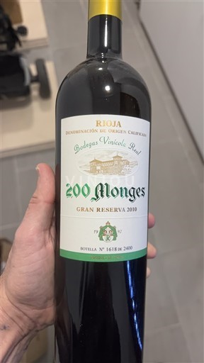 La Rioja Rioja Bodegas Vinicola Real 200 Monges Reserva 2010
