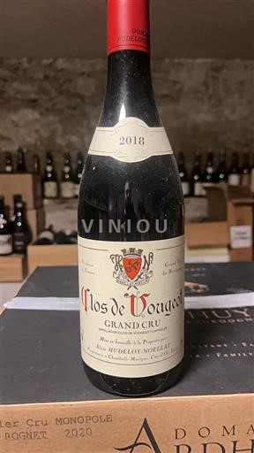 Burgundy Clos-de-Vougeot Grand Cru Domaine Hudelot-Noëllat 2018