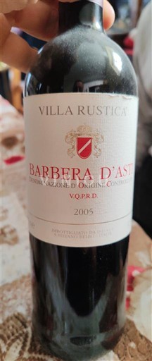 Piedmont Barbera d'Asti Villa Rustica 2005