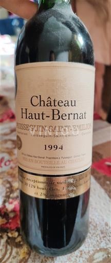 Bordeaux Puisseguin-saint-émilion Château Haut-Bernat 1994