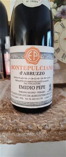 Abruzzo Wines Montepulciano d'Abruzzo Emidio Pepe 2004