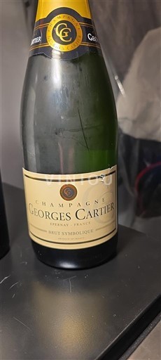 Champaña Champán Georges Cartier Brut Symbolique Sin añada