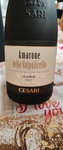Vénétie Amarone della Valpolicella Cesari Classico 2017