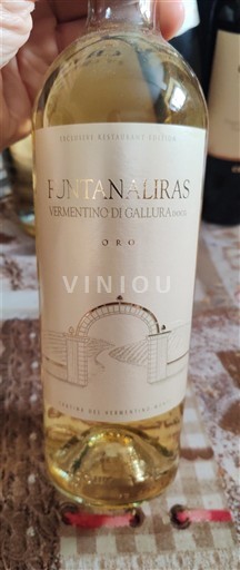 Sardinia Vermentino di Gallura Funtanaliras Oro 2021