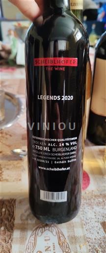 Viner Rouge sec Legends Scheiblhofer 2020 Österrike Burgenland Ospecificerad