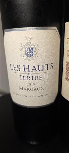 Bordeaux Margaux Château Tertre Les Hauts du Tertre 2019