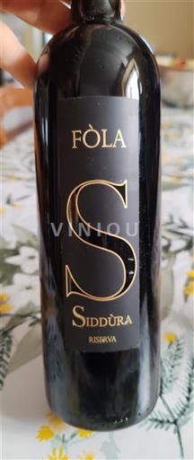Vinos Rouge sec Fòla Siddùra 2019 Italia Cerdeña Cannonau de Cerdeña DOC