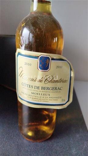 Sudoeste Côtes-de-Bergerac Marquis de Chambrac 2010