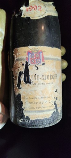 Burgundy Nuits-Saint-Georges Gouzotte Or 1992