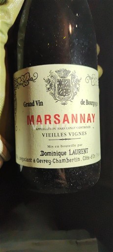 Burgundi Marsannay Dominique Laurent Vieilles Vignes 2011