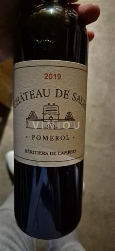 Burdeos Pomerol Château Sales 2019