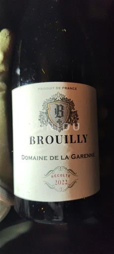 Beaujolais Brouilly Domaine La Garenne 2022