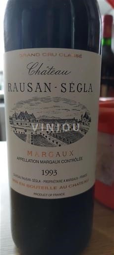 Burdeos Margaux Château Rauzan-Ségla Ségla 1993