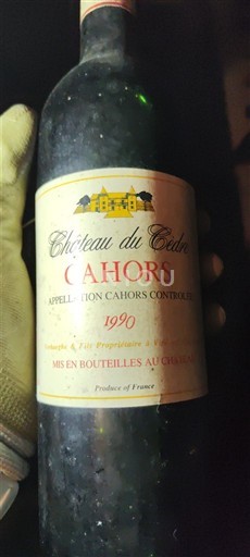 South West Cahors Château Cèdre 1990
