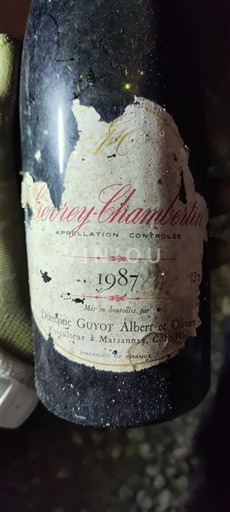 Bourgondië Gevrey-Chambertin Domaine Guyot Albert et Olivier 1987