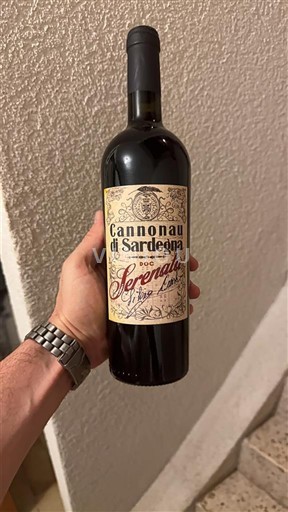Vinos Rouge sec Serenata 2022 Italia Cerdeña Cannonau de Cerdeña DOC
