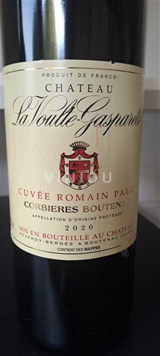 Languedoque Corbières-Boutenac Château La Voulte-Gasparets Romain Pauc 2020