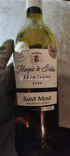 Sydvestfrankrig Saint-Mont Marquis de Seillan Édition Limitée 2009