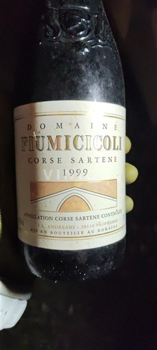 Corsica Niet gespecificeerd Domaine Fiumicicoli 1999