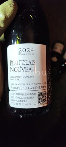 Beaujolais Beaujolais Nouveau Philippe et Elisabeth Laffay 2024