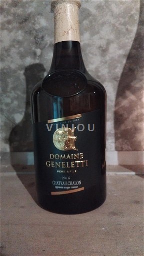 Jura Château-chalon Domaine Geneletti 2016