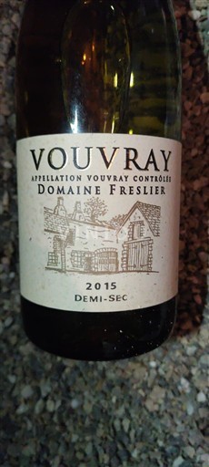 Loire-dalen Vouvray Domaine Freslier 2015