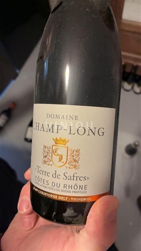 Thung lũng Rhône Côtes-du-rhône Domaine Champ-Long Terre de Safres 2020