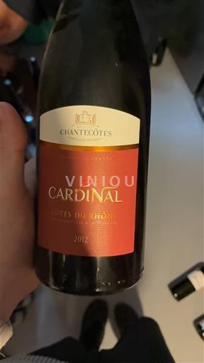 Thung lũng Rhône Côtes-du-rhône Chantecôtes Cardinal 2012