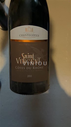 Thung lũng Rhône Côtes-du-rhône Chantecôtes Saint Vincent 2011